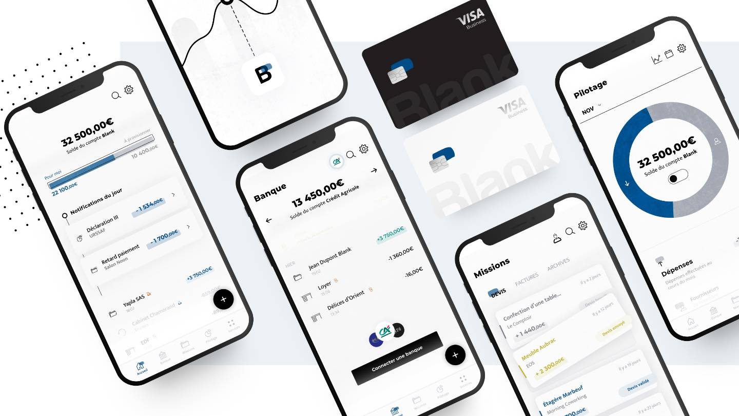 Le Credit Agricole Lance Blank Une Neobanque Pour Freelances Artisans Et Auto Entrepreneurs