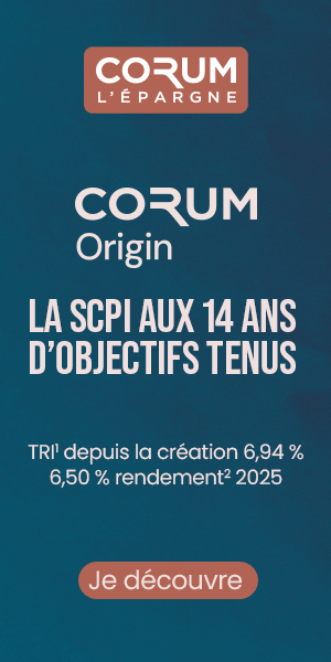 Corum SCPI 3% revers�s sur votre cr�dit immobilier